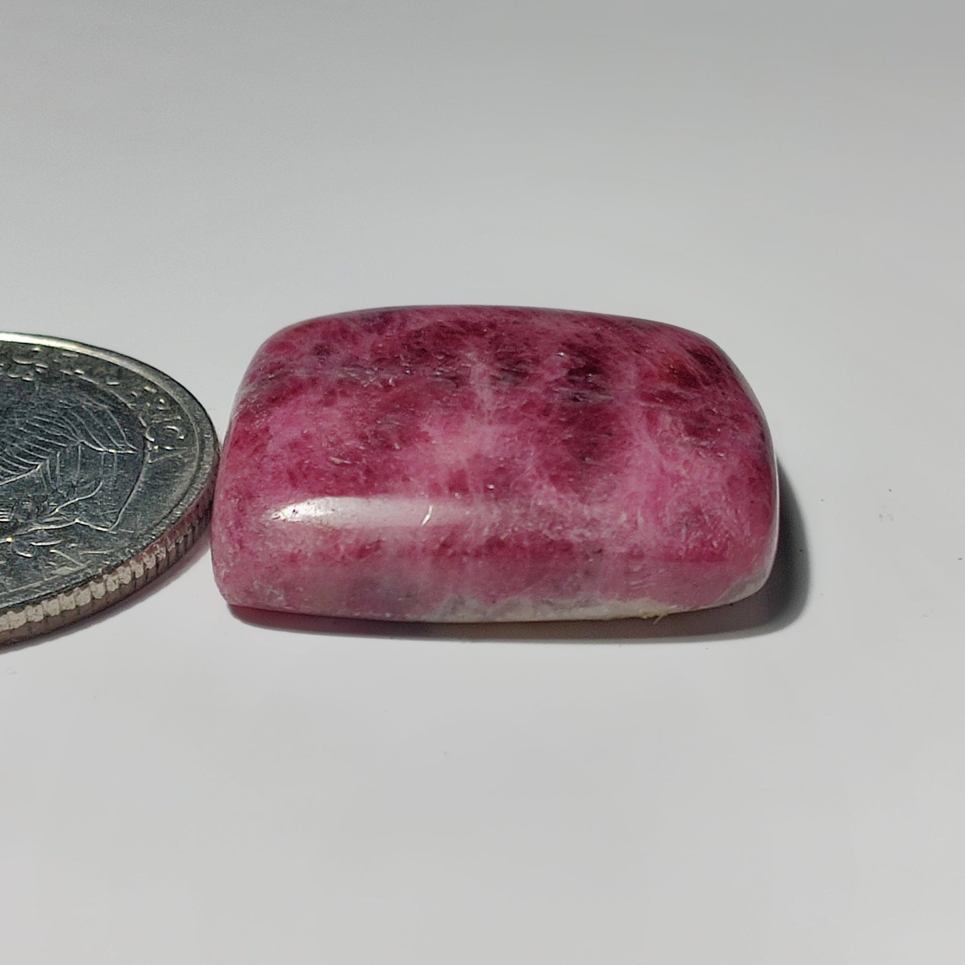 Ruby Zoisite gemstone cabochon - natural crystal healing stone for jewelry making by SemiPreciousCabs