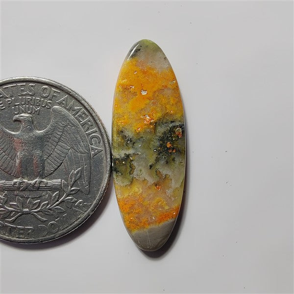 Bumble Bee Jasper gemstone cabochon - natural crystal healing stone for jewelry making by SemiPreciousCabs
