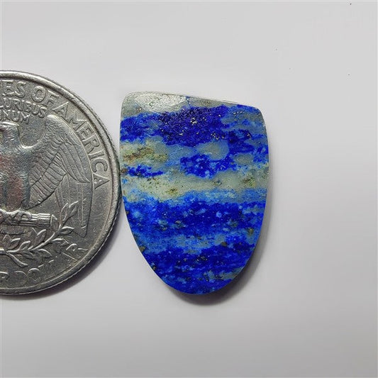 Lapis Lazuli gemstone cabochon - natural crystal healing stone for jewelry making by SemiPreciousCabs