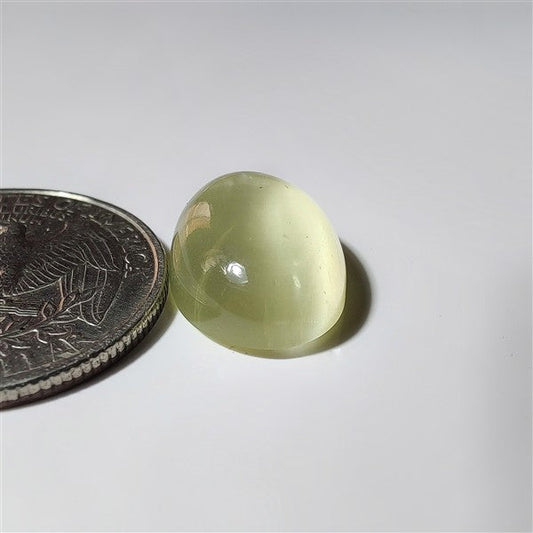 Lemon Quartz gemstone cabochon - natural crystal healing stone for jewelry making by SemiPreciousCabs