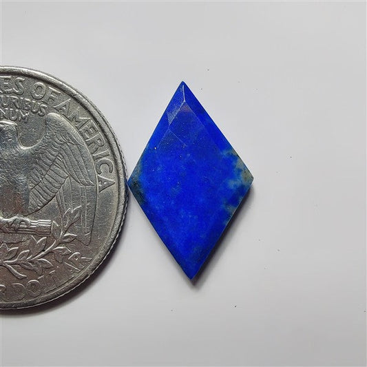 Rose Cut Lapis Lazuli gemstone cabochon - natural crystal healing stone for jewelry making by SemiPreciousCabs