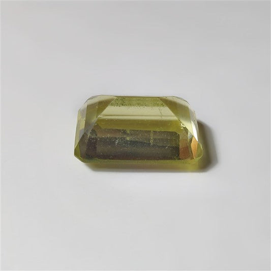 Faceted Lemon Quartz gemstone cabochon - natural crystal healing stone for jewelry making by SemiPreciousCabs