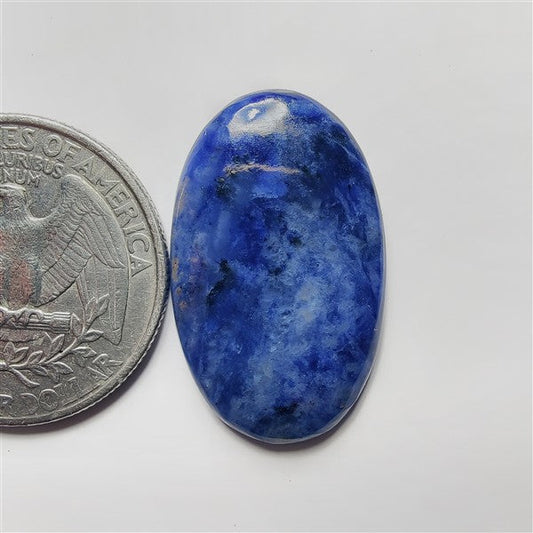 Sodalite gemstone cabochon - natural crystal healing stone for jewelry making by SemiPreciousCabs