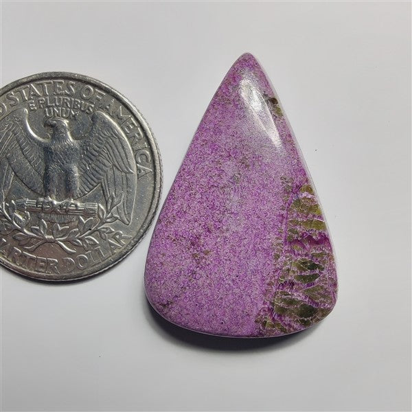 Stichtite gemstone cabochon - natural crystal healing stone for jewelry making by SemiPreciousCabs