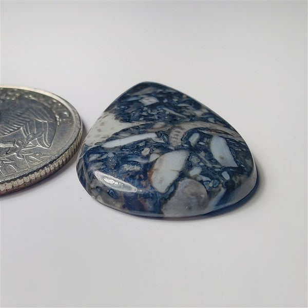 Orthoceras gemstone cabochon - natural crystal healing stone for jewelry making by SemiPreciousCabs