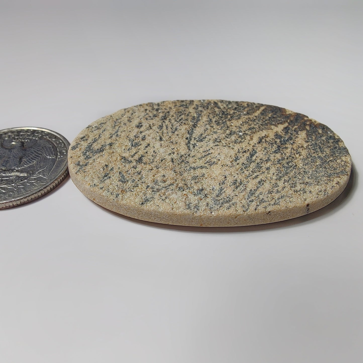 Psilomelane Dendritic Agate gemstone cabochon - natural crystal healing stone for jewelry making by SemiPreciousCabs