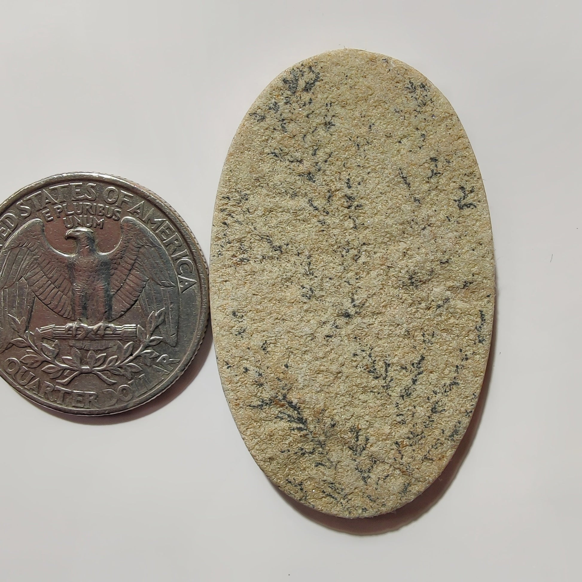 Psilomelane Dendritic Agate gemstone cabochon - natural crystal healing stone for jewelry making by SemiPreciousCabs